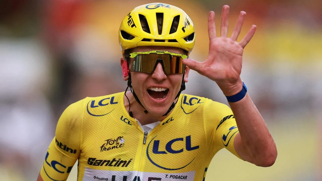Tadej Pogačar sichert sich fünften Tour de France Sieg image 1