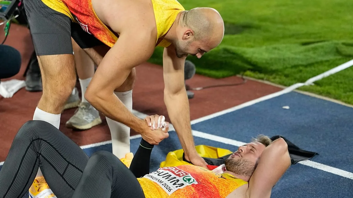 Birmingham: Julian Weber gewinnt EM-Gold im Speerwurf, Nick Thumm holt Silber