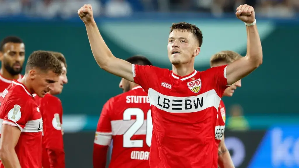 Stuttgart-Neuzugang Pejčinović feiert Traumstart im DFB-Pokal mit Hattrick